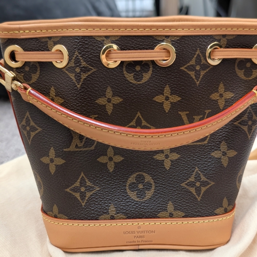 Louis Vuitton Brown Monogram Nano Noe Bucket Bag